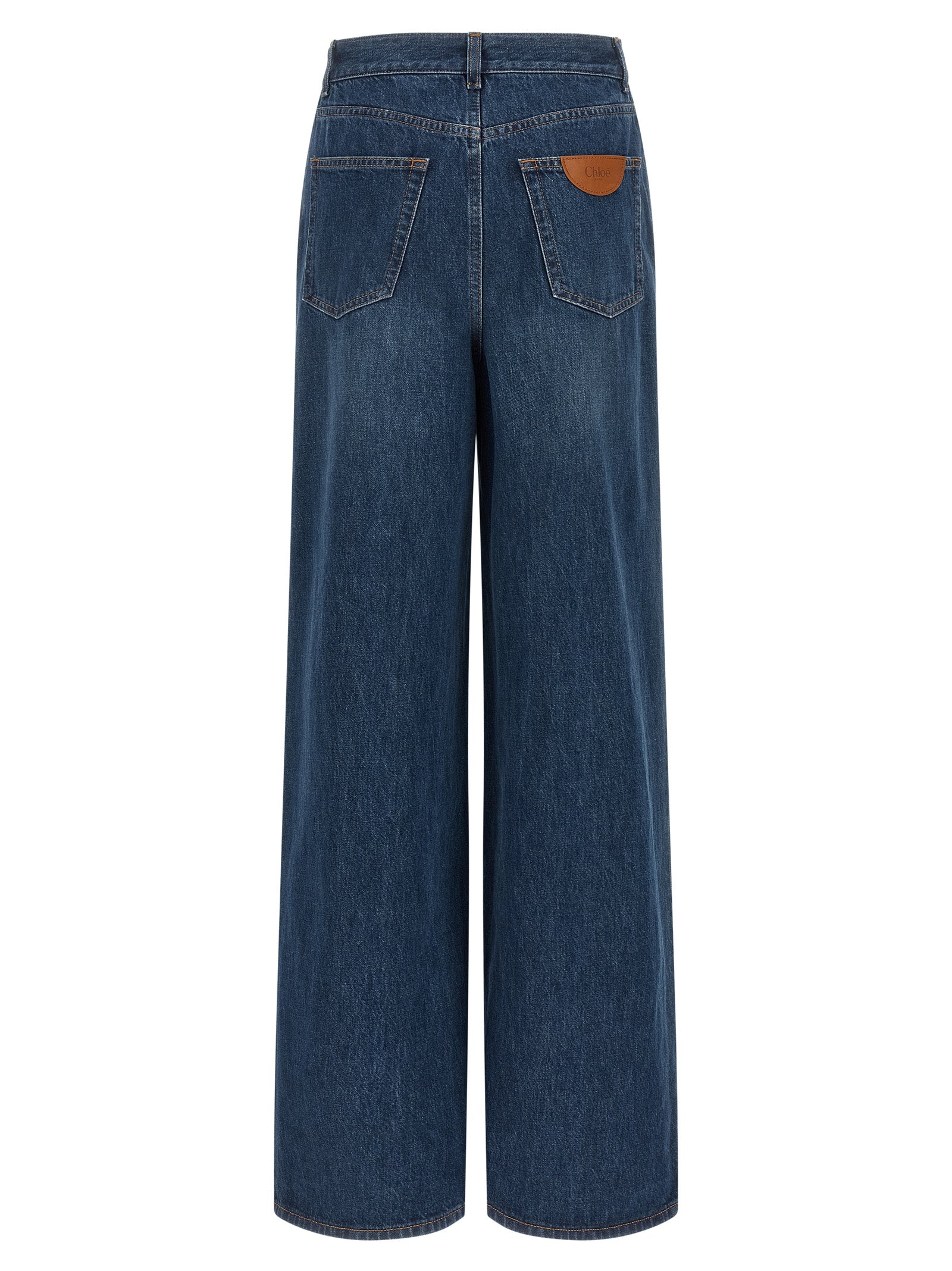 Chloé Jeans aus blauer Baumwolle