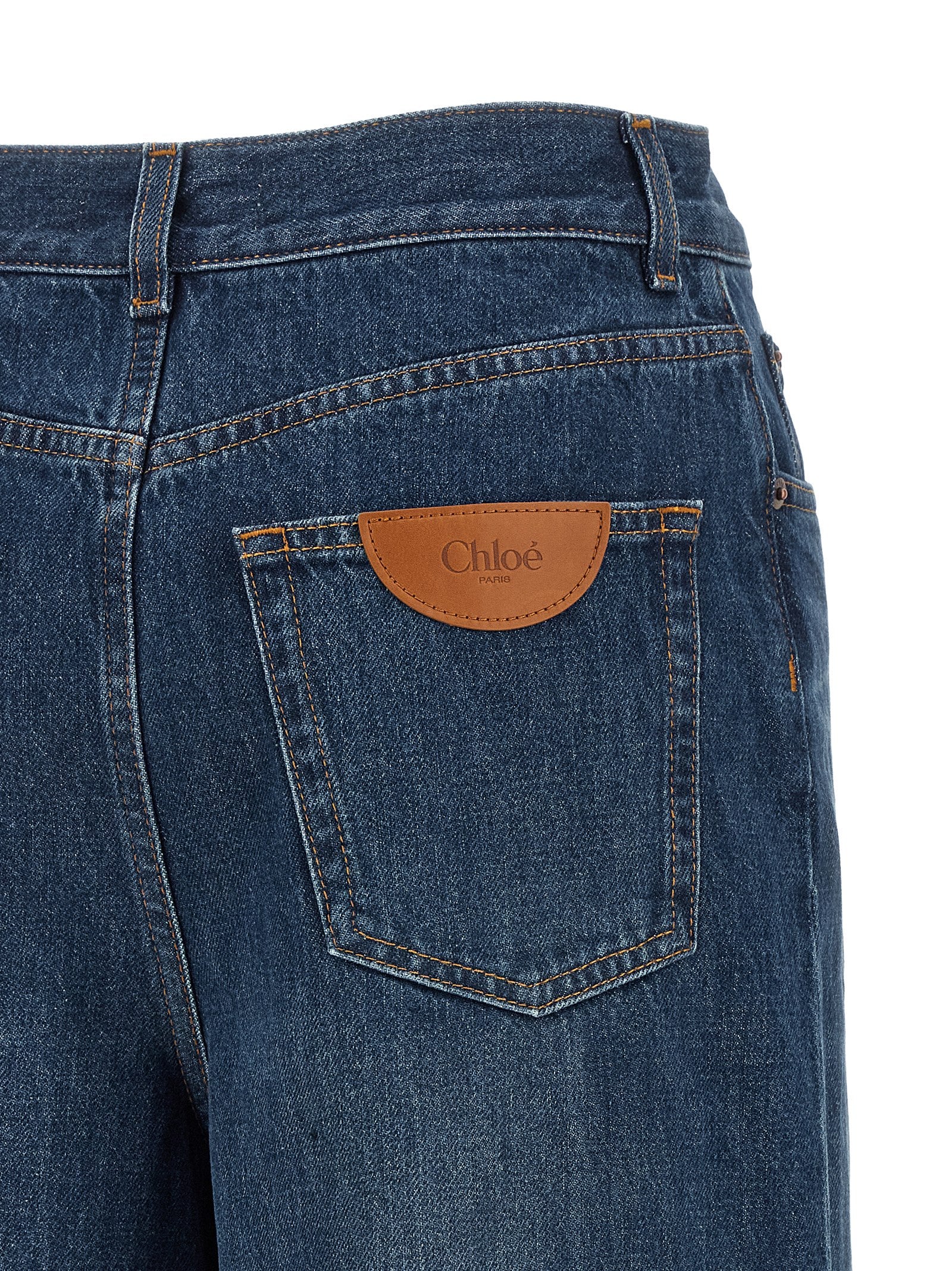 Chloé Jeans aus blauer Baumwolle