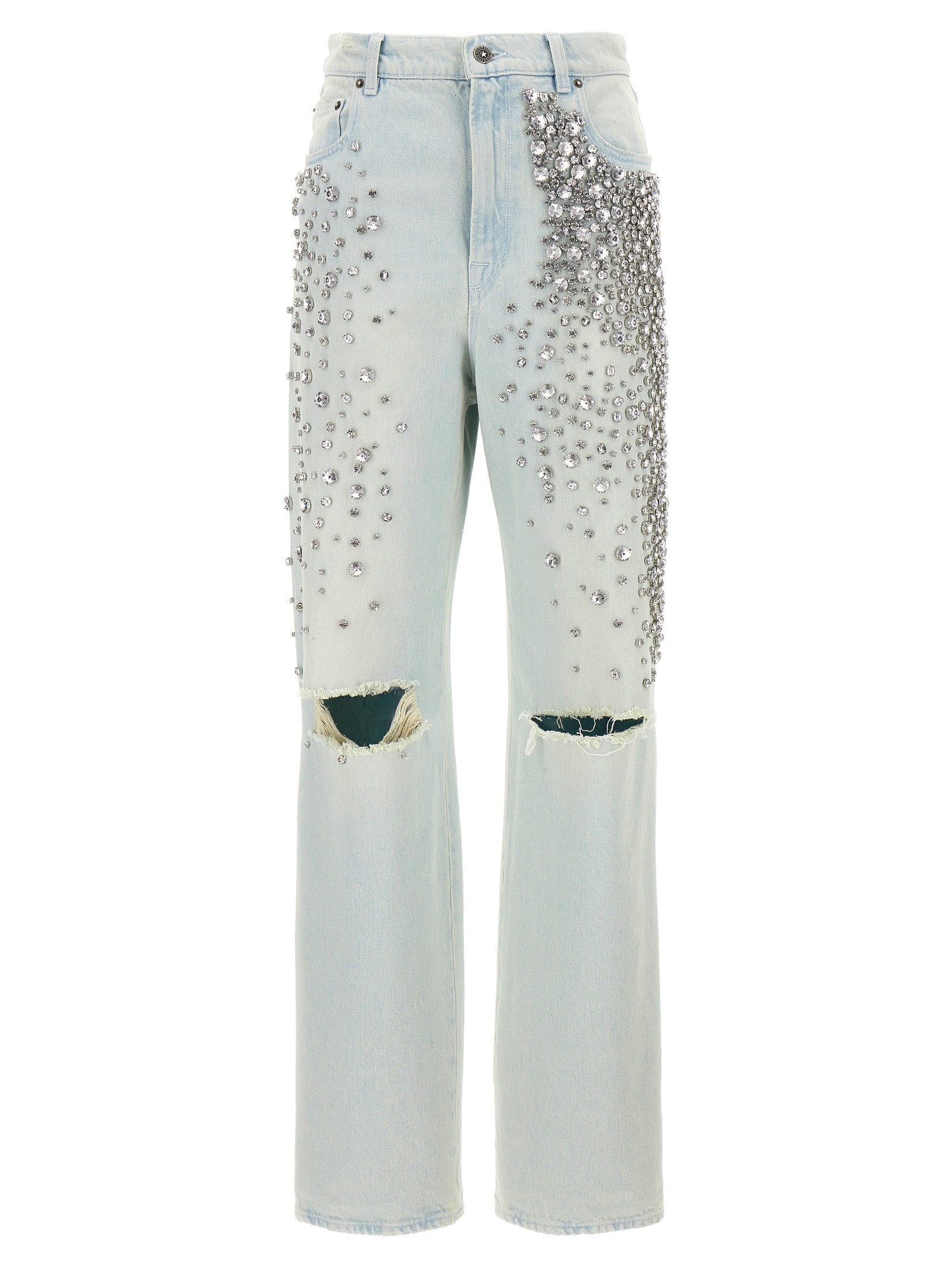 Golden Goose Light Blue Kim Cotton Denim Jeans