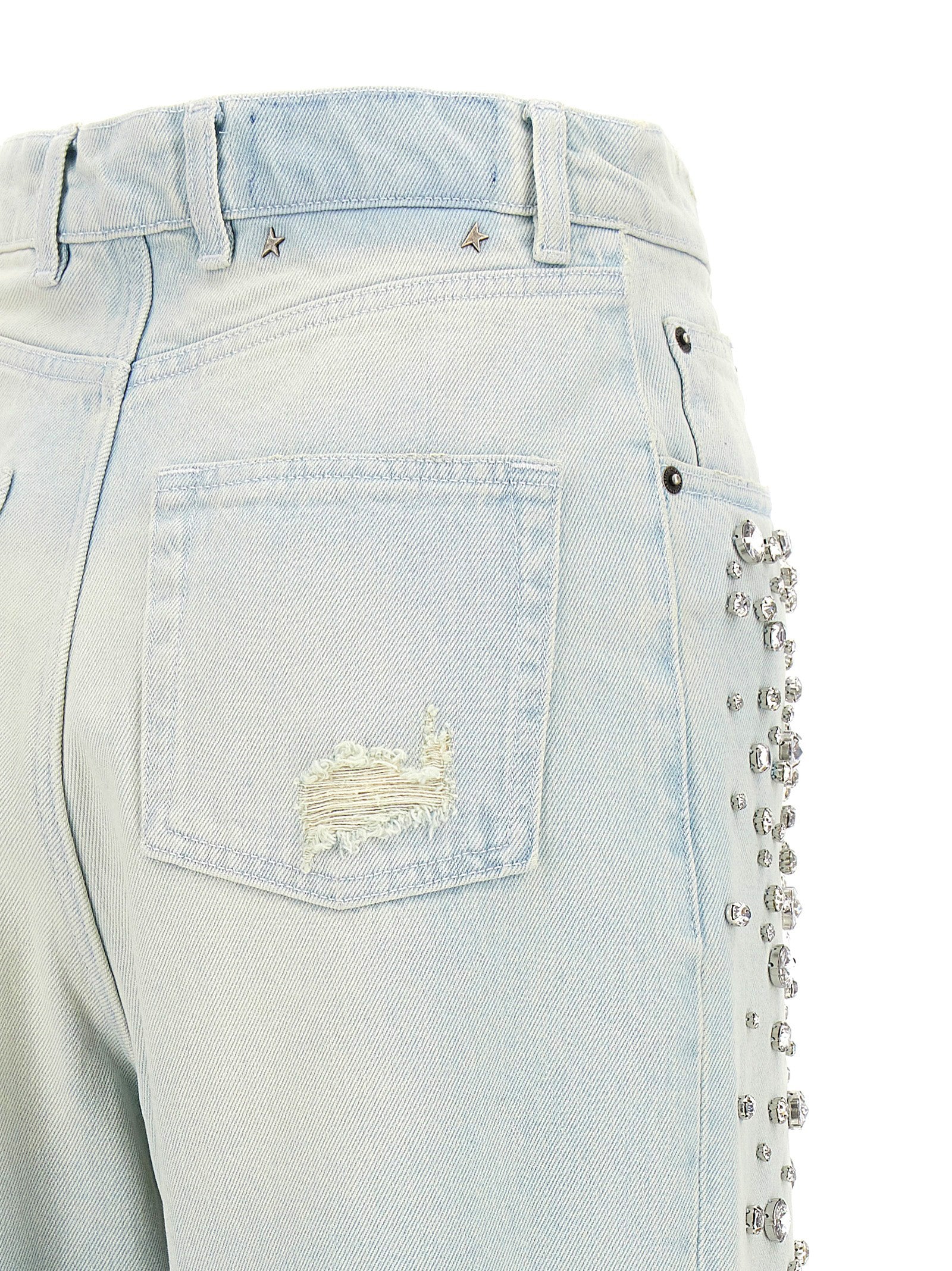Golden Goose Light Blue Kim Cotton Denim Jeans