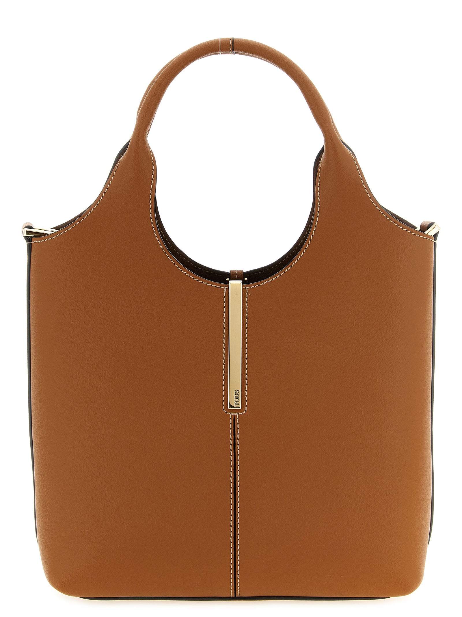 Tod’s Brown Mini Tote Bag Calf Leather