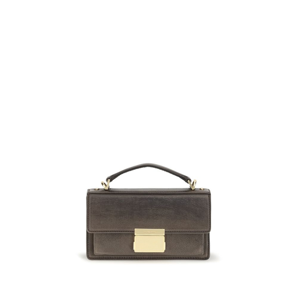 Golden Goose Braune Handtasche aus Kalbsleder Bos Taurus