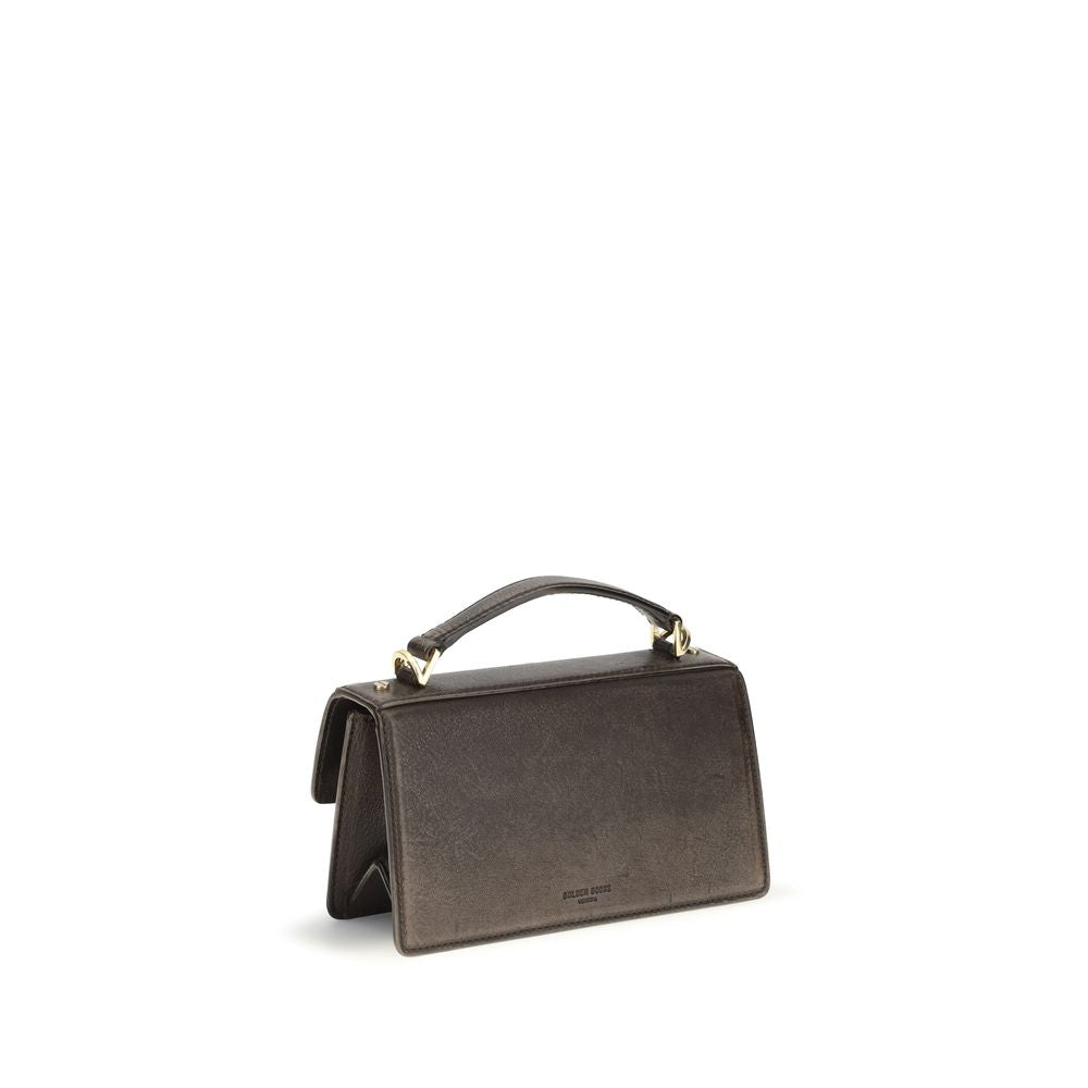 Golden Goose Braune Handtasche aus Kalbsleder Bos Taurus