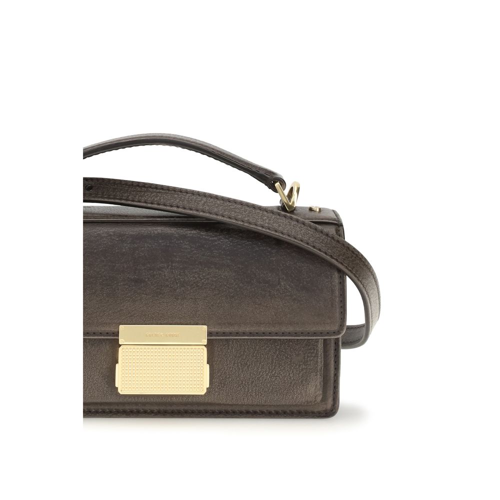 Golden Goose Braune Handtasche aus Kalbsleder Bos Taurus
