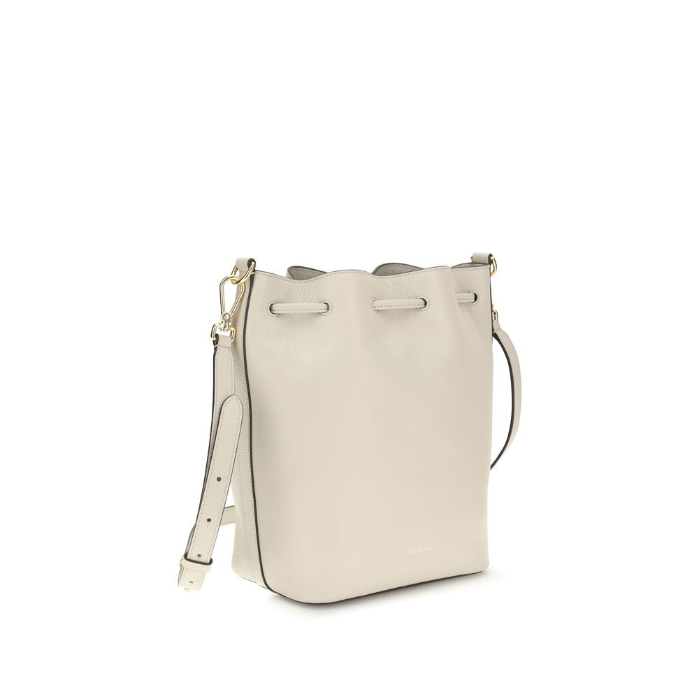Coccinelle Green Calf Leather Shoulder Bag