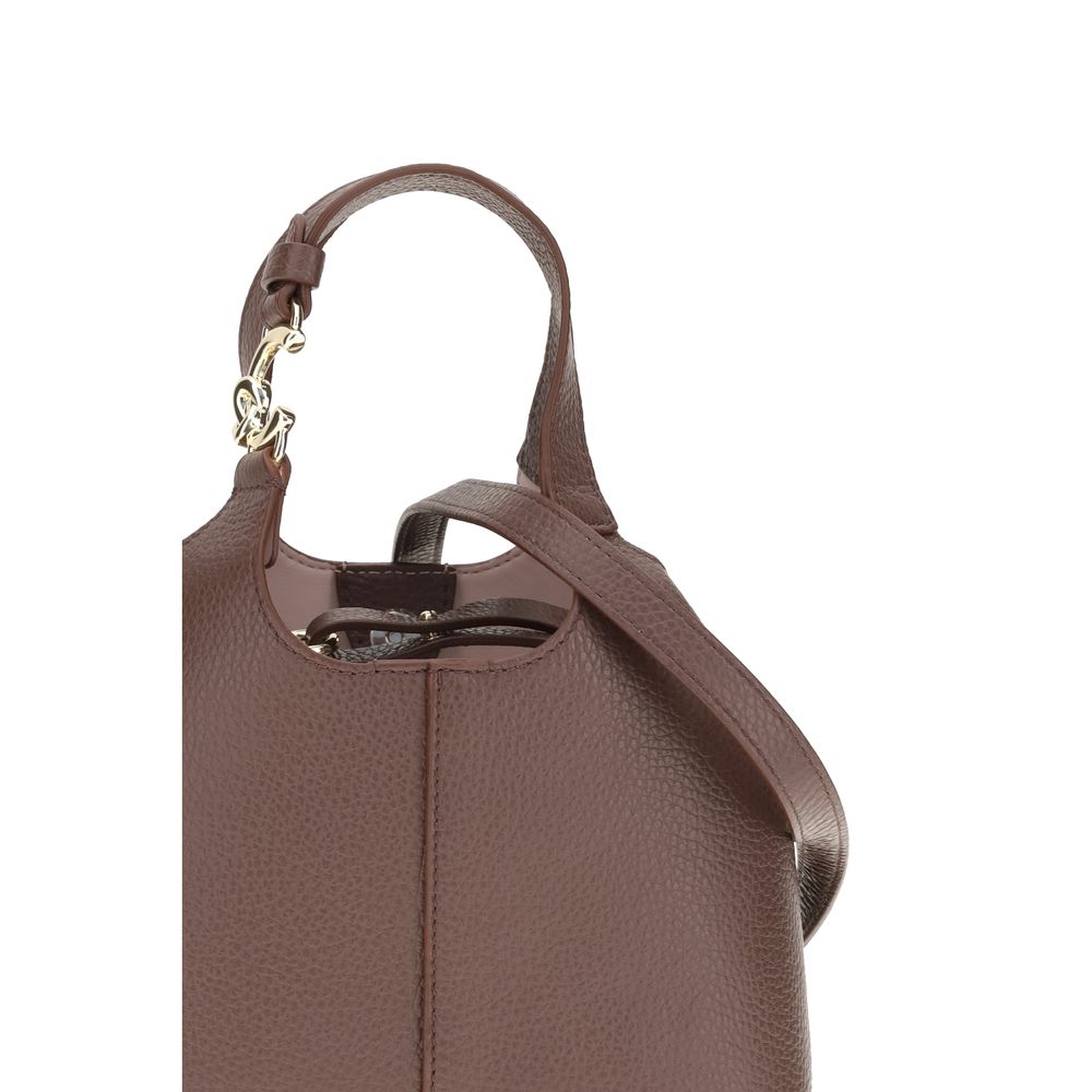 Coccinelle Brown Calf Leather Handbag