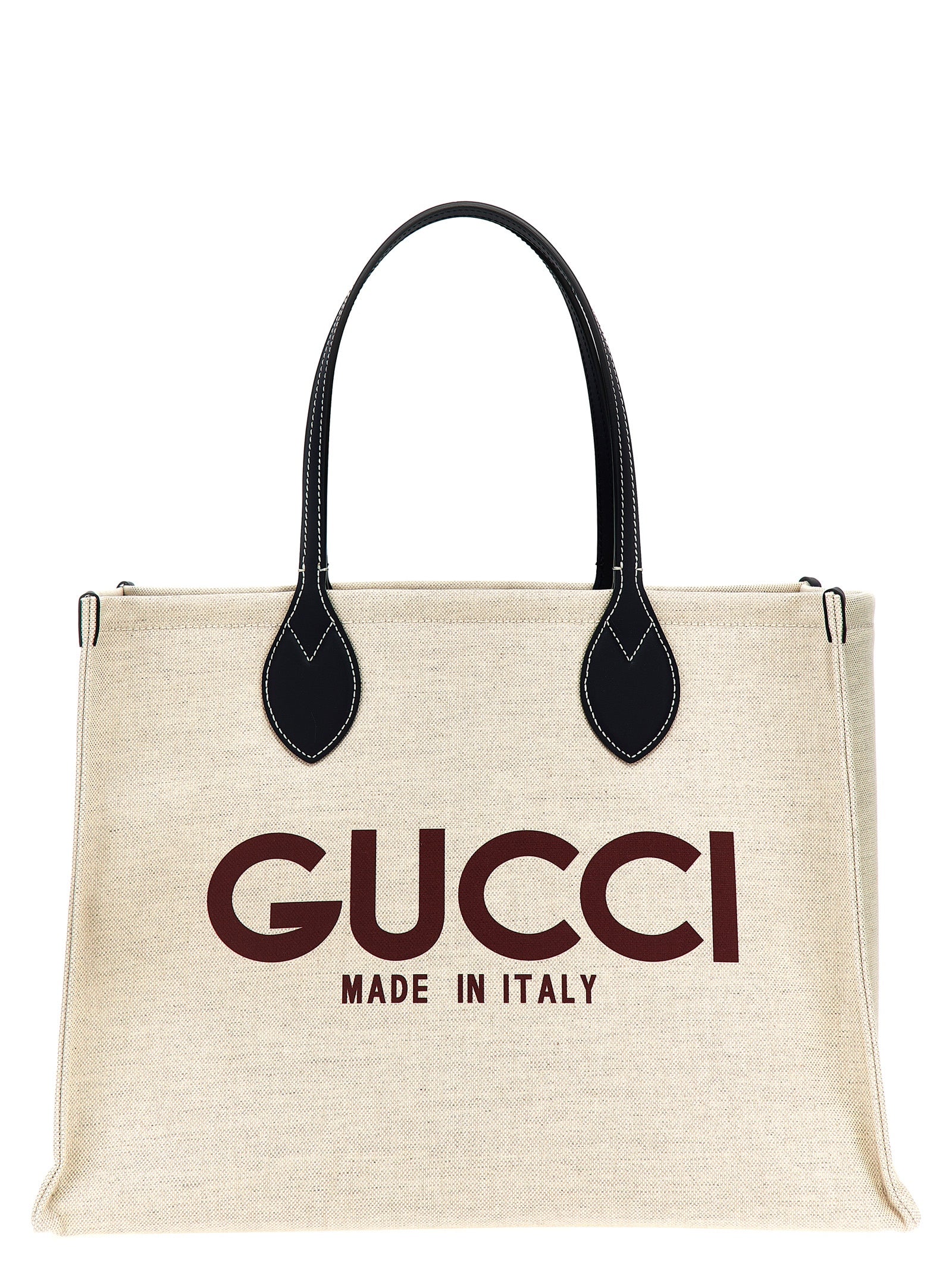 Gucci Beige Synthetic Tote Bag