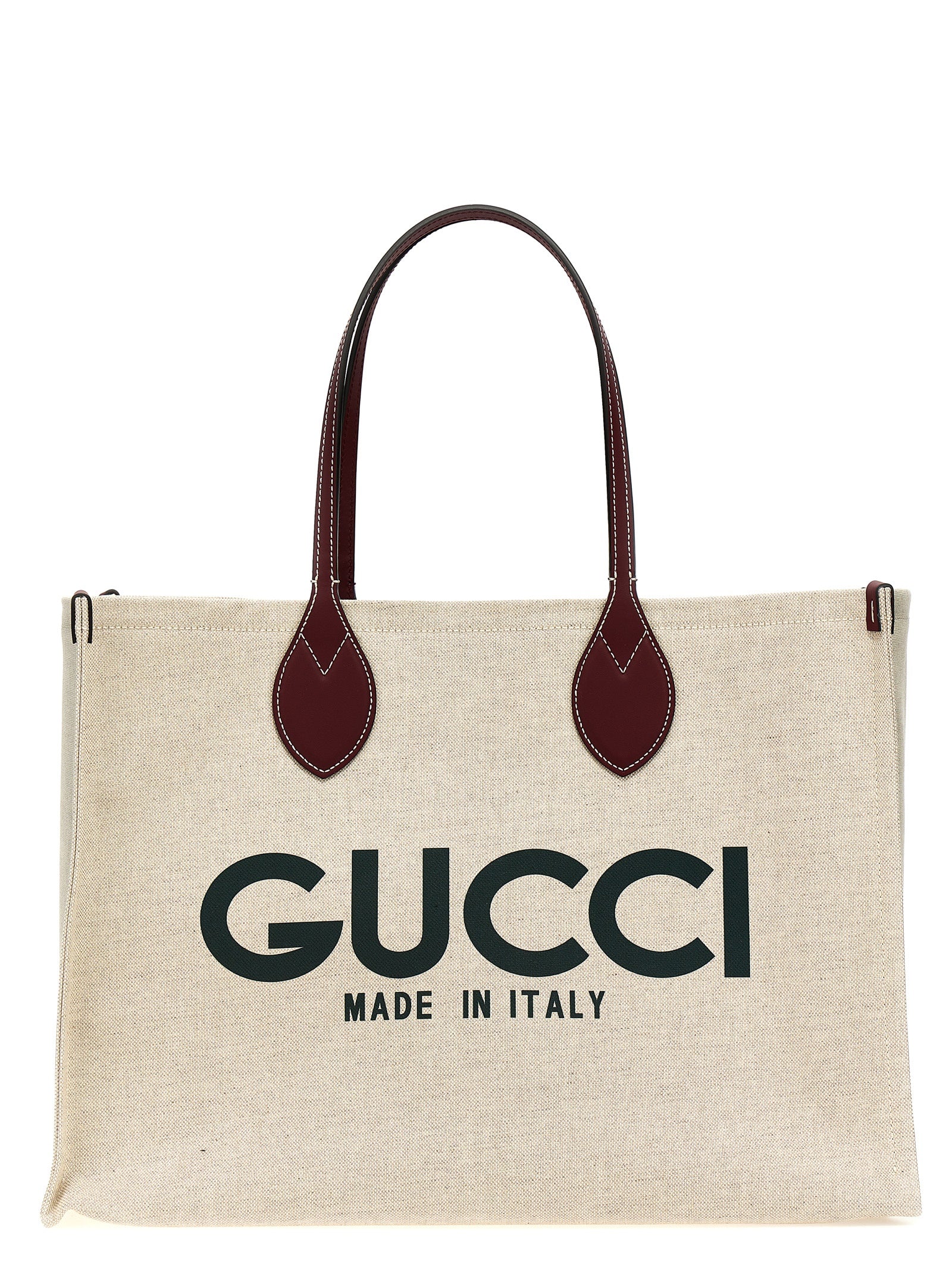 Gucci Beige Synthetic Tote Bag
