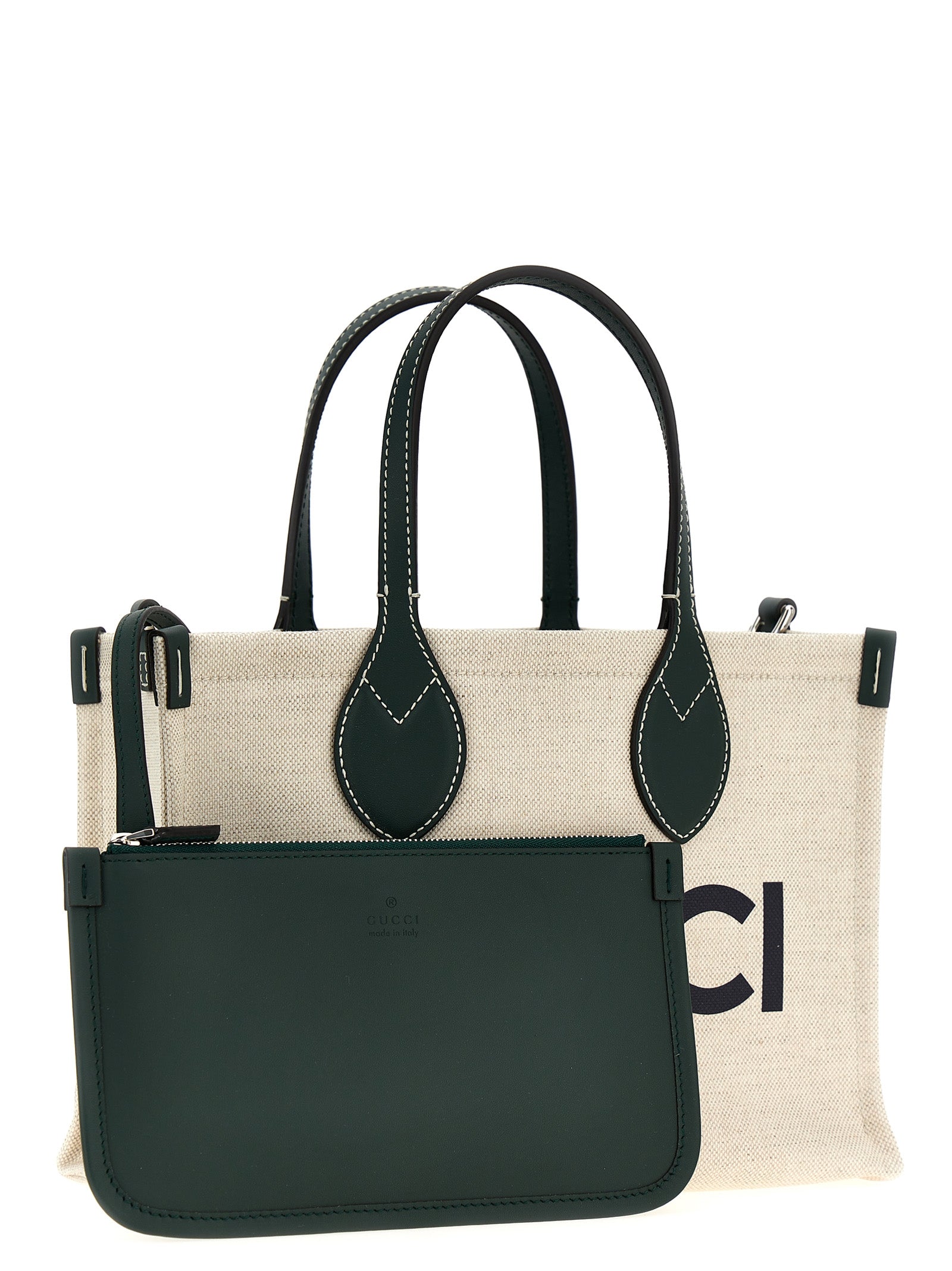 Gucci Multicolor Mini Canvas Synthetic Tote Bag