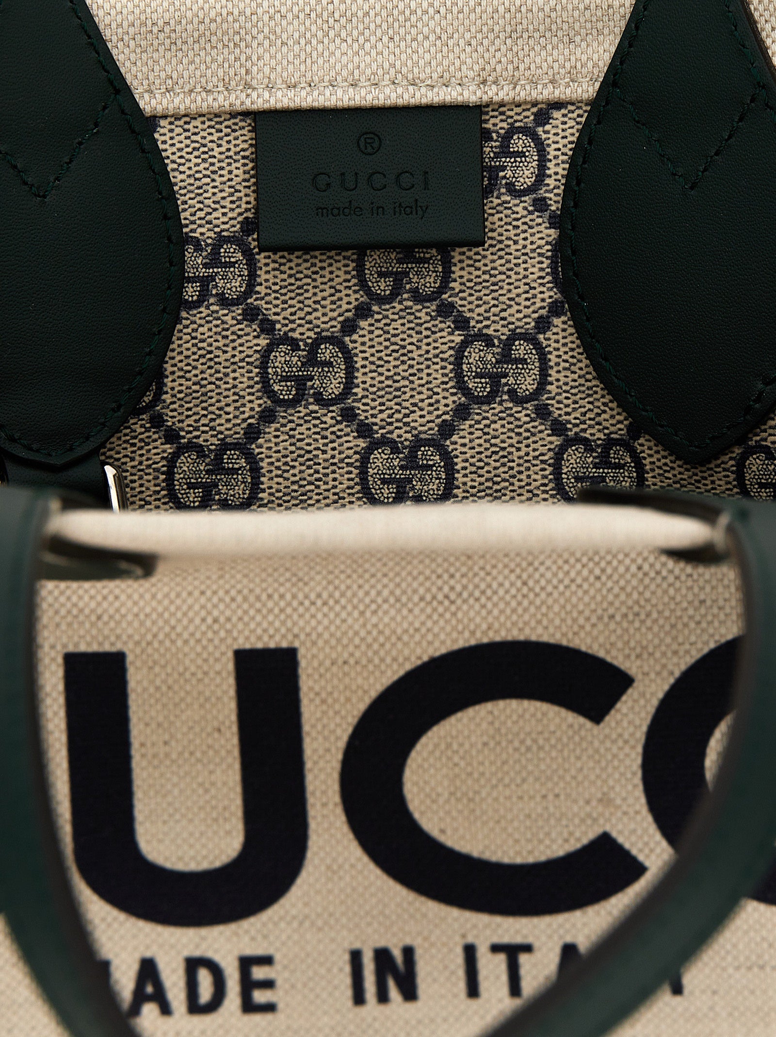 Gucci Multicolor Mini Canvas Synthetic Tote Bag