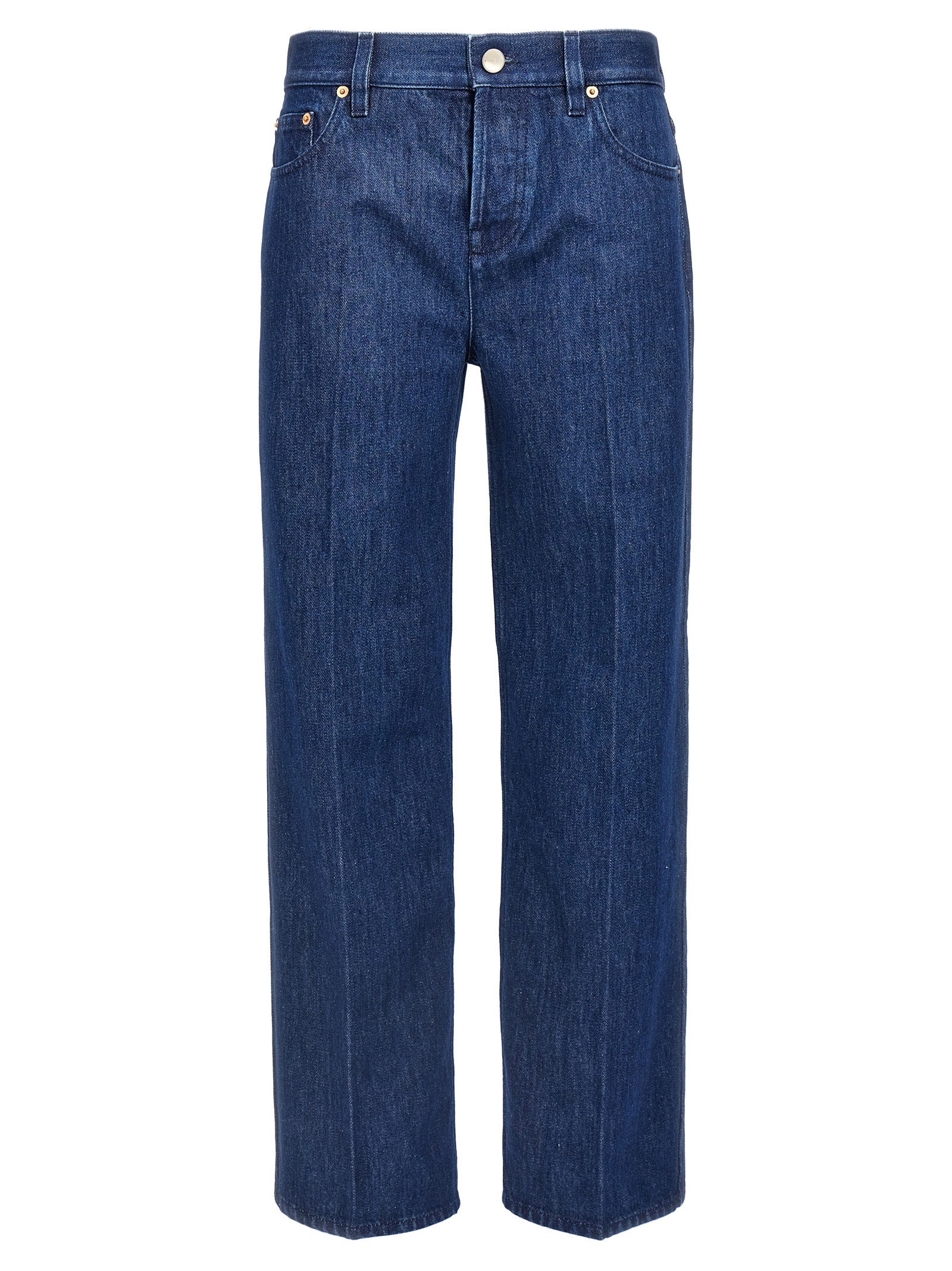 Gucci Blue Straight-Leg Cotton Jeans
