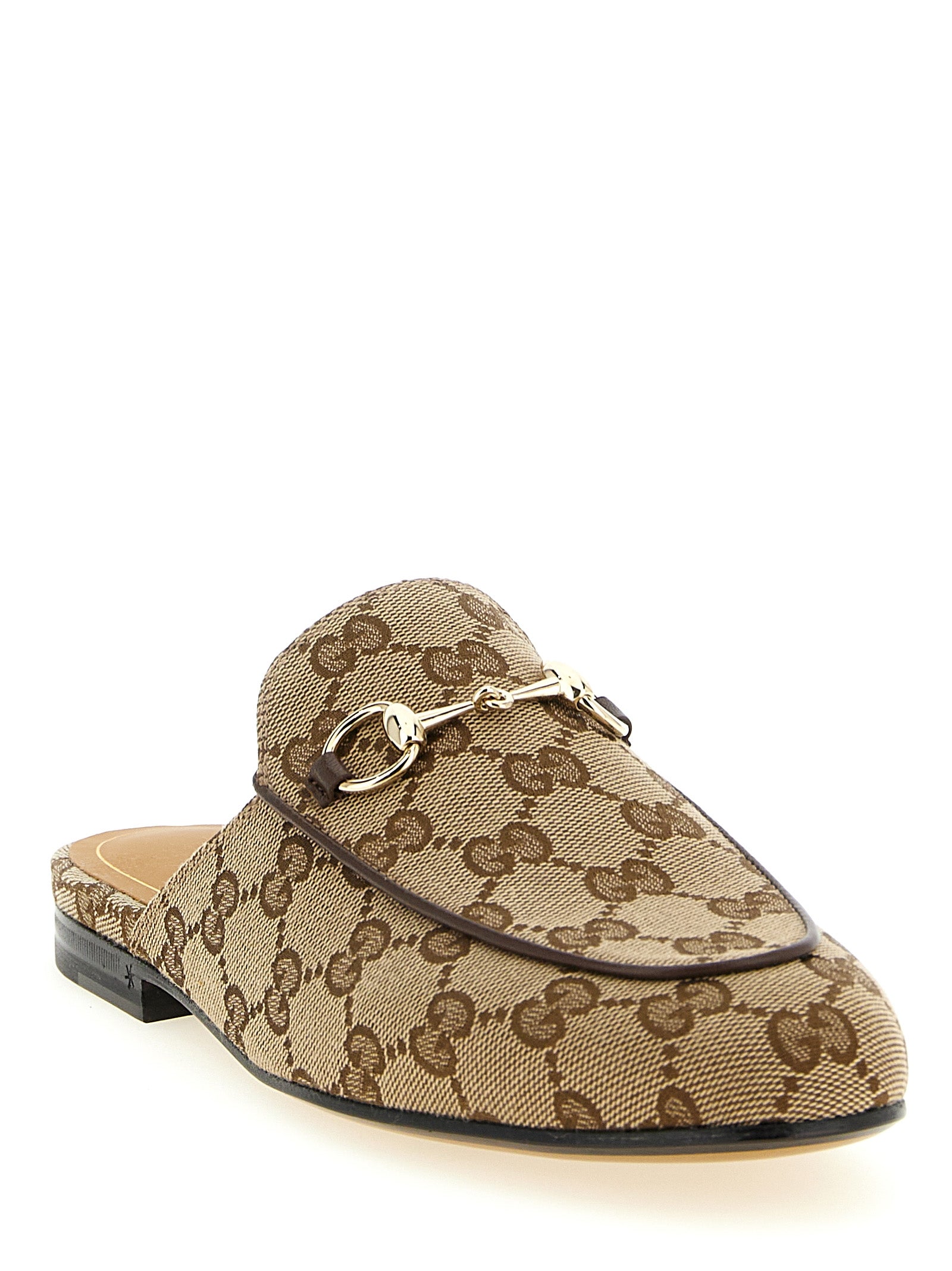 Gucci Beige Princetown Synthetic Mules