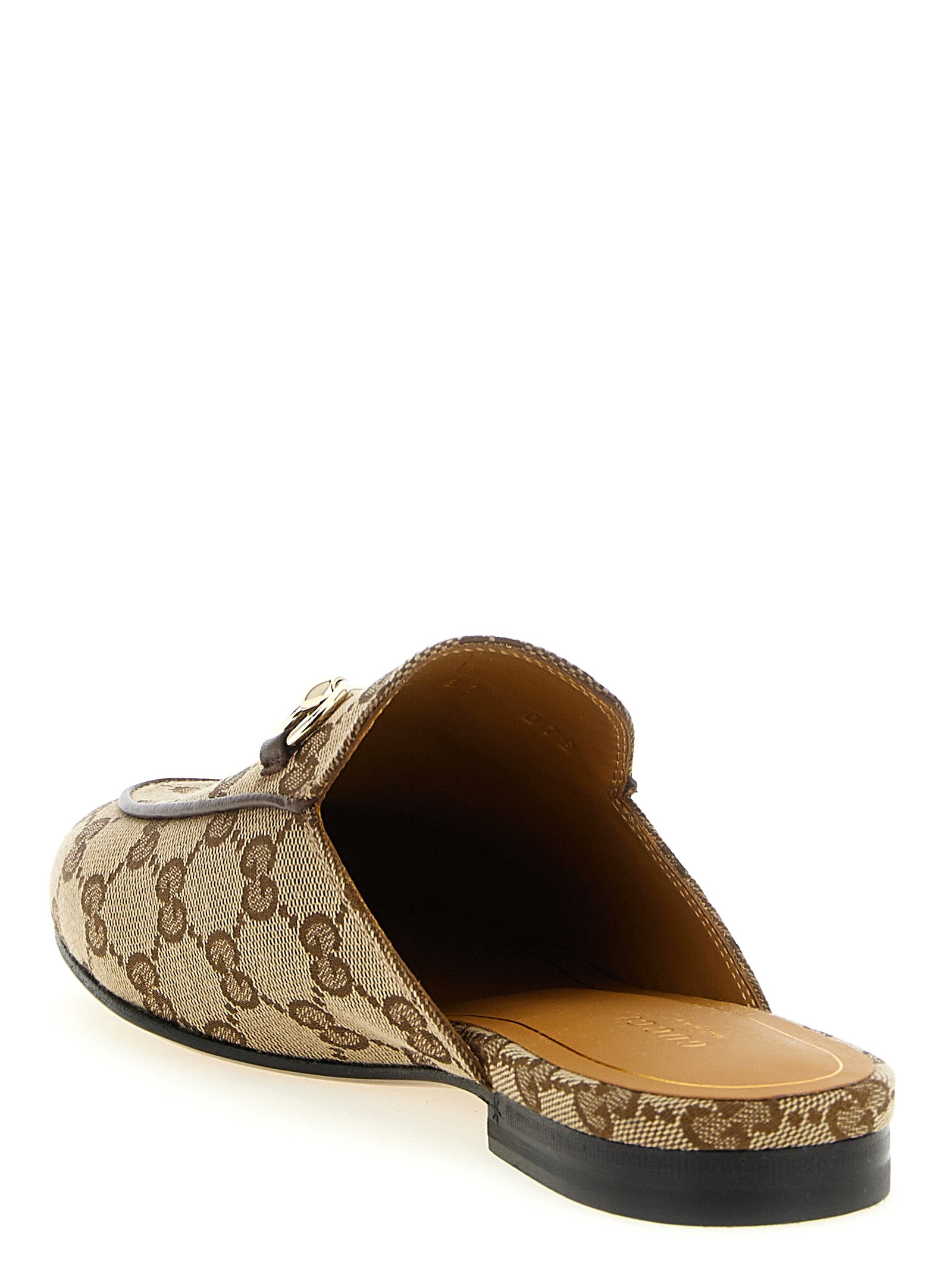 Gucci Beige Princetown Synthetic Mules