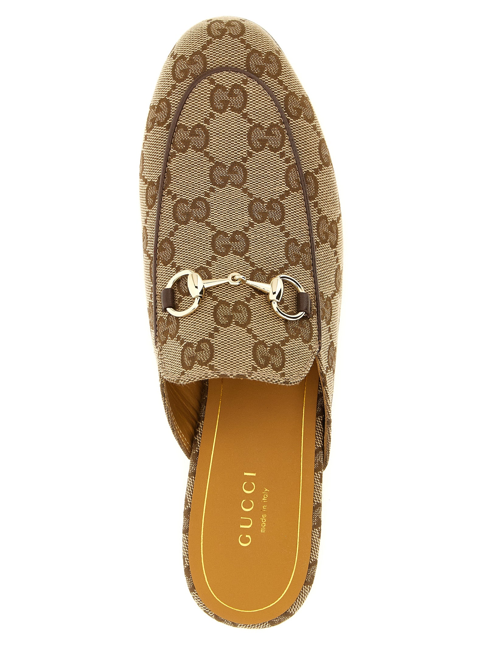 Gucci Beige Princetown Synthetic Mules