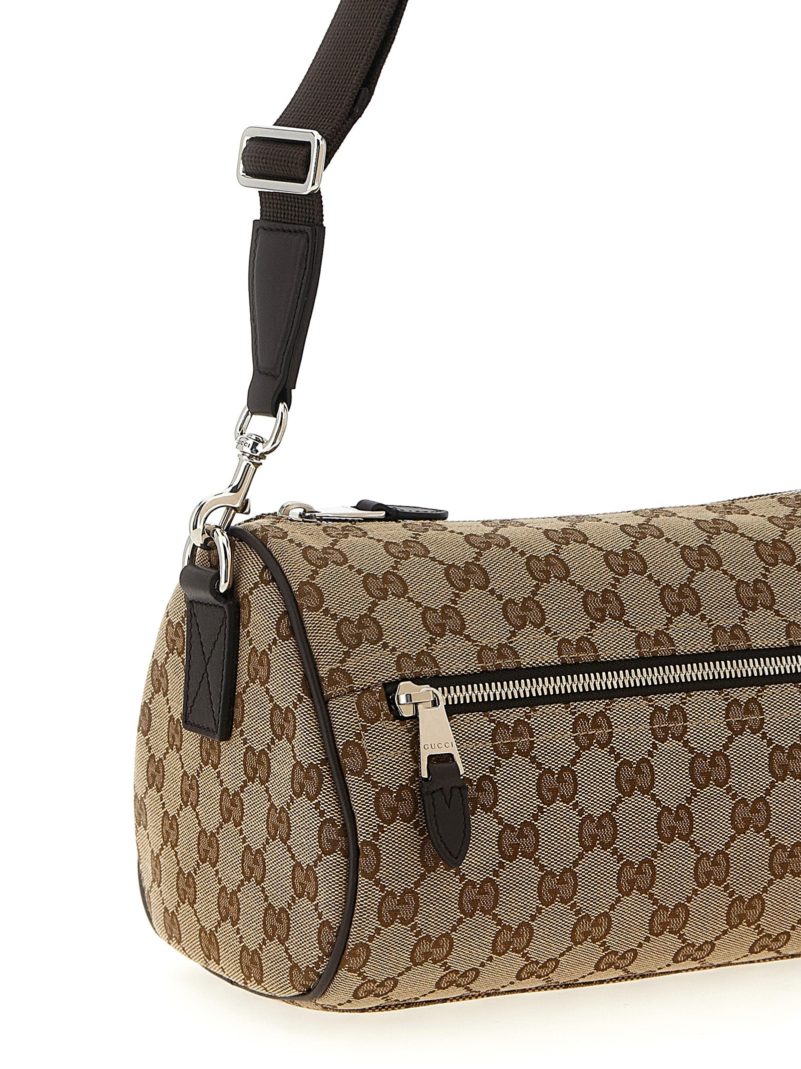 Gucci Beige Nylon Crossbody Bag
