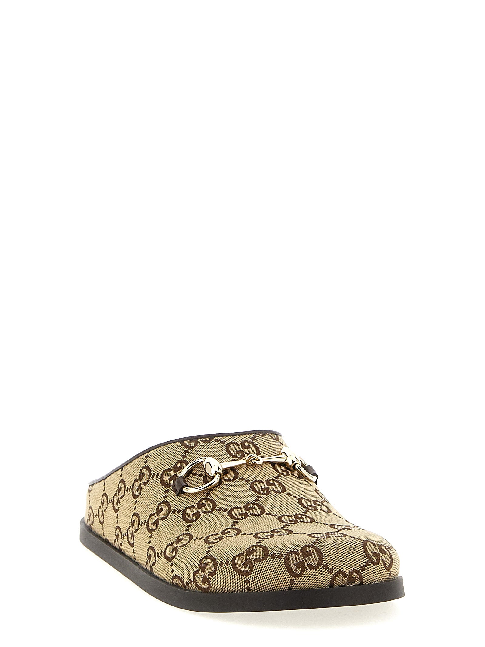 Gucci Beige Baumwoll-Mules