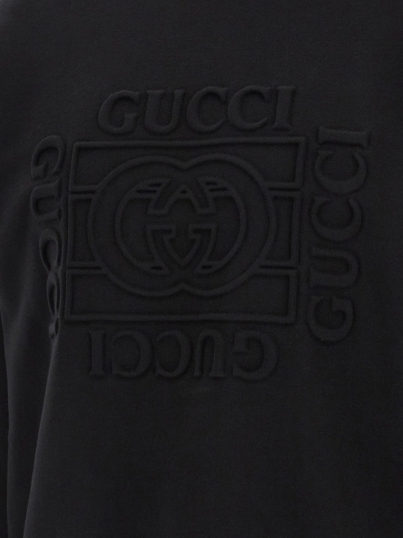Sweat-shirt Gucci en coton noir