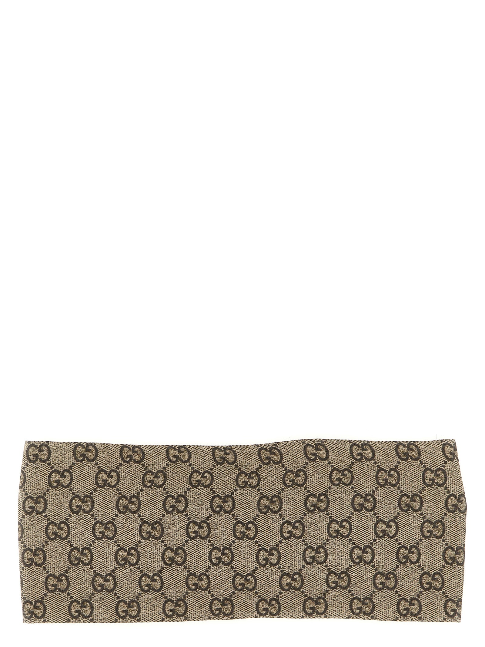 Gucci Beige Silk Twill Headband