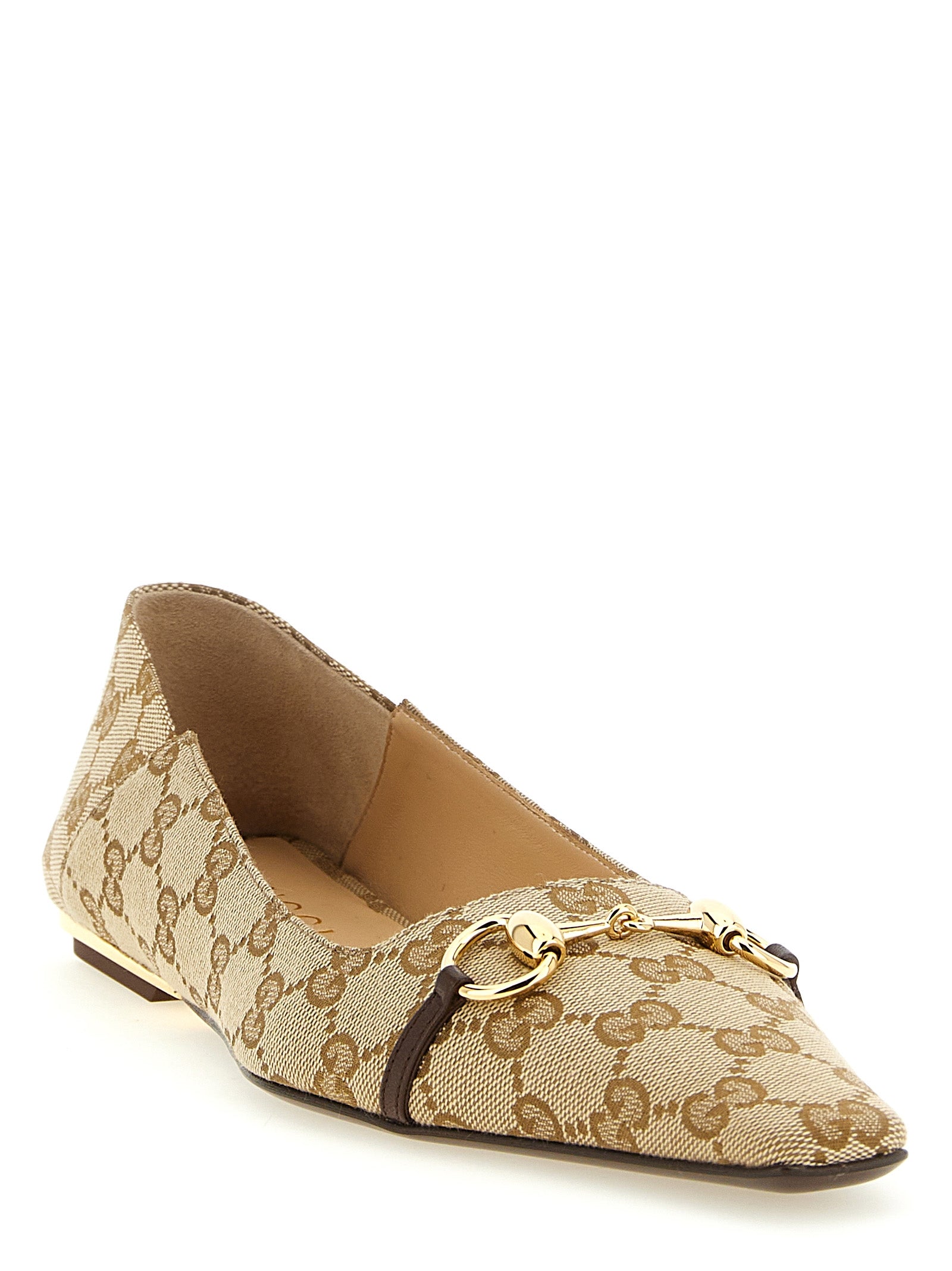 Gucci Beige Ballet Flats