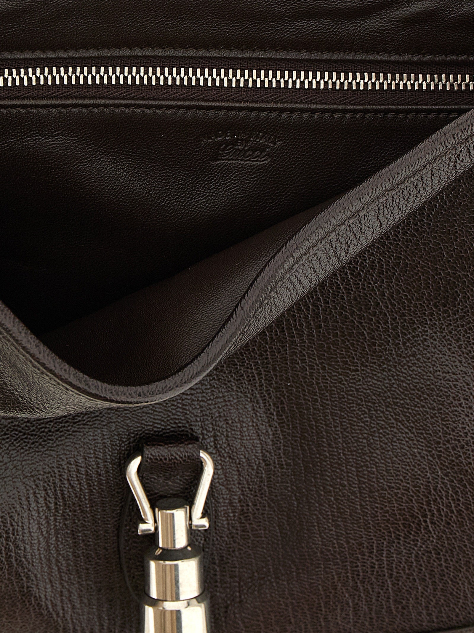 Gucci Brown Jackie 1961 Leather Shoulder Bag