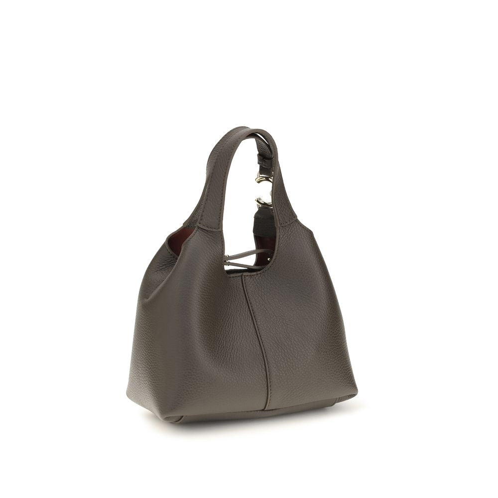 Coccinelle Brown Calf Leather Handbag