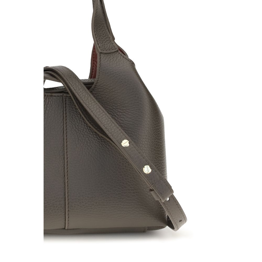 Coccinelle Brown Calf Leather Handbag