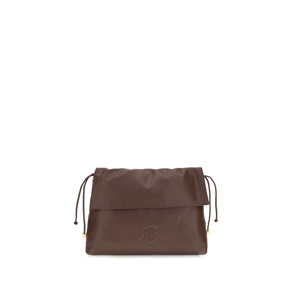 Coccinelle Brown Calf Leather Shoulder Bag