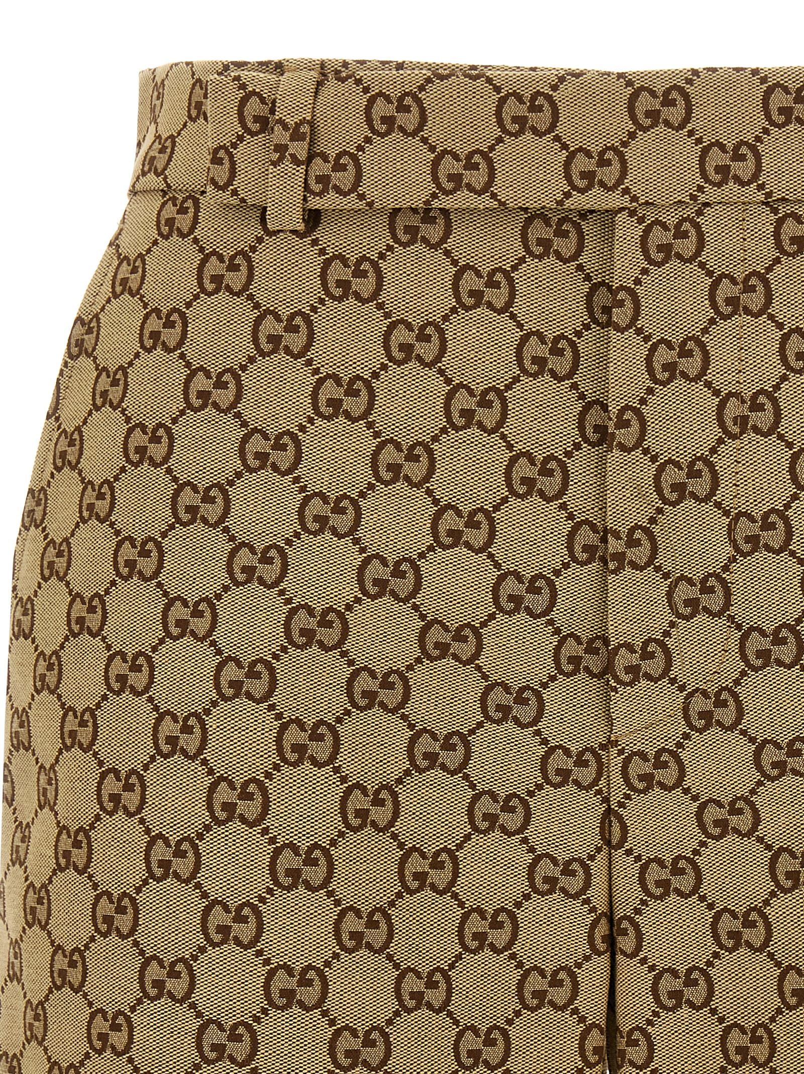 Beige Cotton Bermuda Shorts
