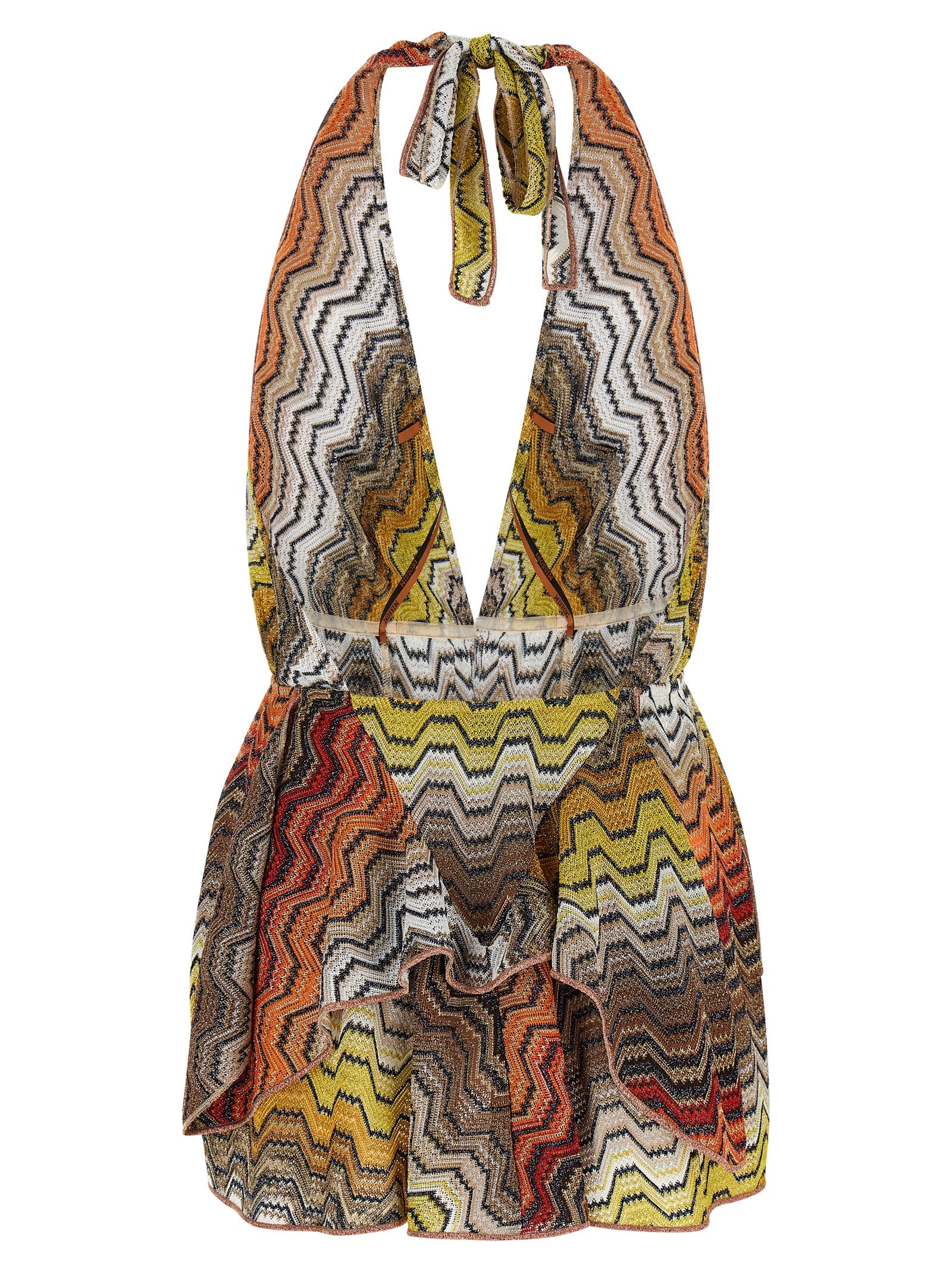 Multicolor Viscose Casual Dress