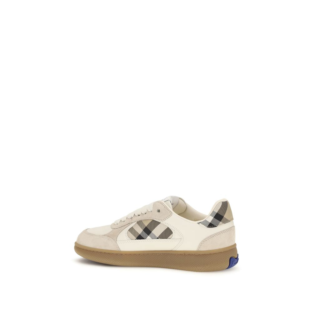 Burberry Sneakers aus beigem Kalbsleder (Bos Taurus)