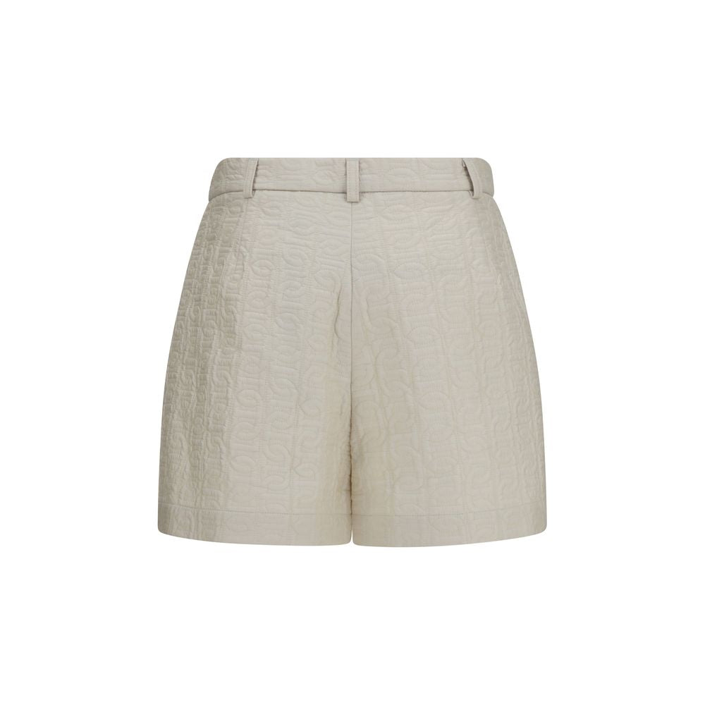 Moncler Beige Bermuda Shorts