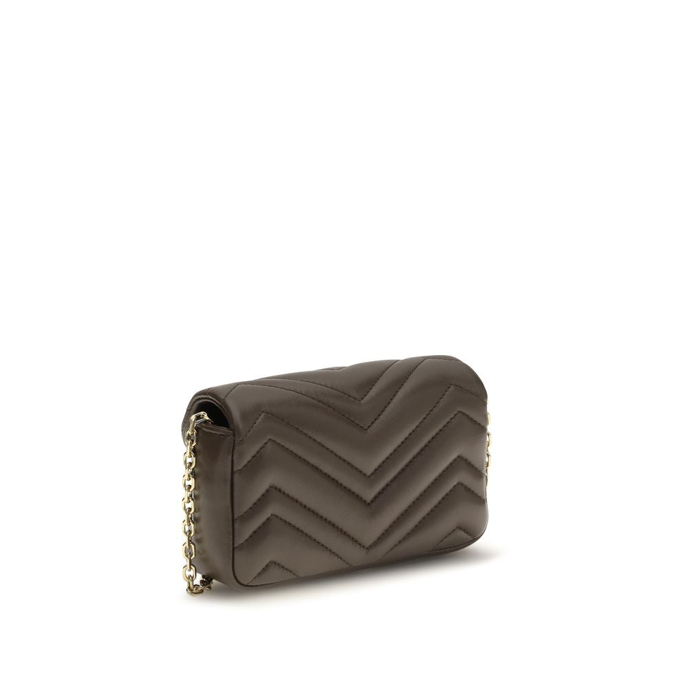 Sac à bandoulière en cuir de veau marron Gucci Bos Taurus