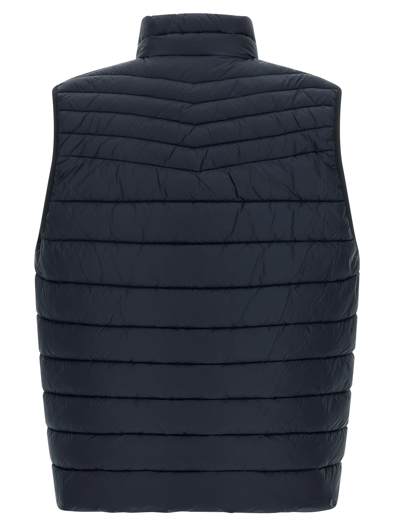 Hugo Boss Blue Recycled Sleeveless Jacket