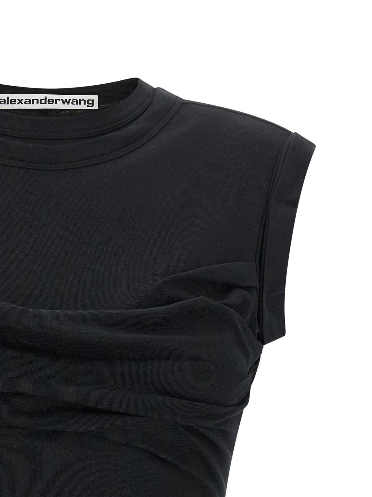Alexander Wang Black Cotton Short Dress