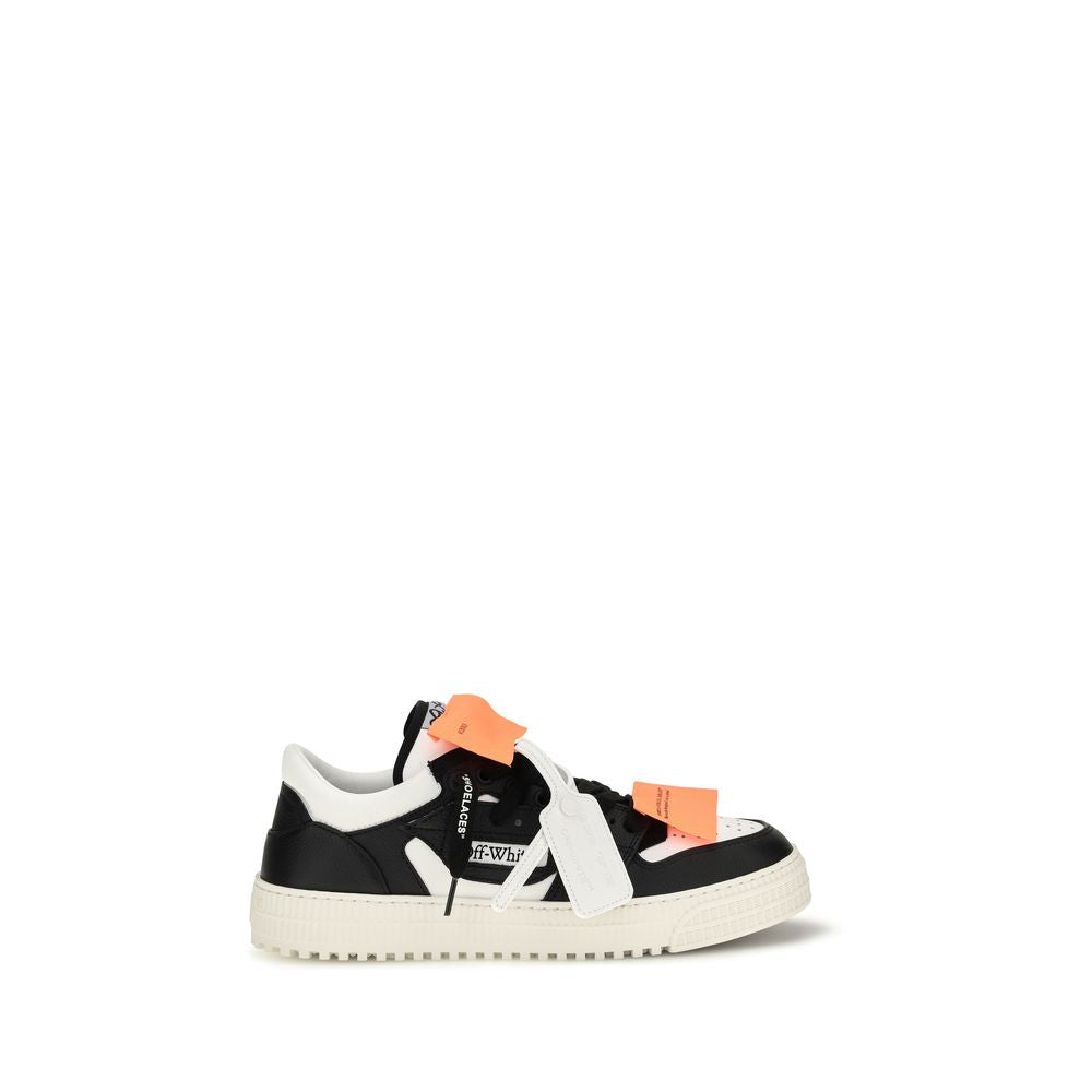 Off-White Multicolor Calf Leather Low Top Sneakers