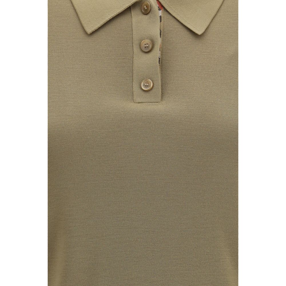 Burberry Bicolor Wool Polo Shirt