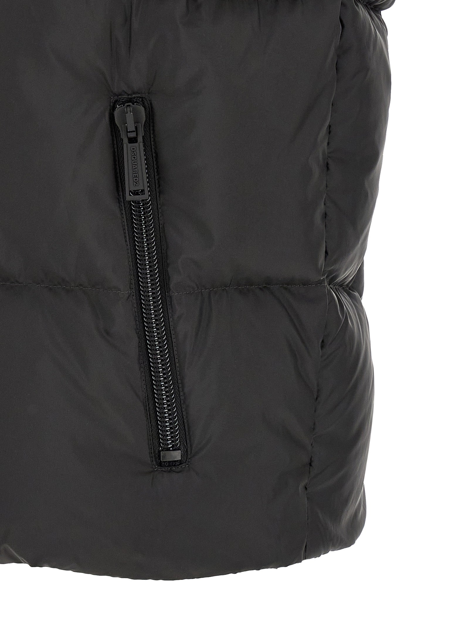 Dsquared² Black Sleeveless Jacket