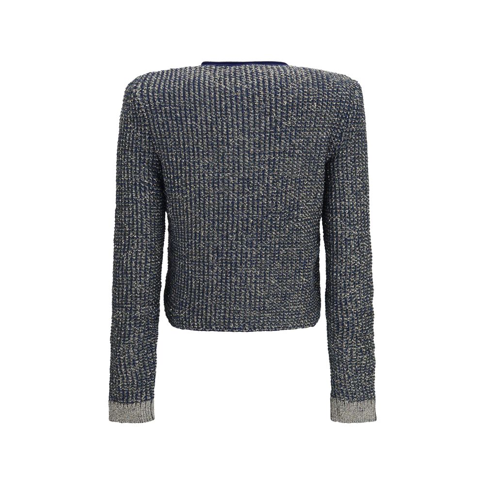 Balmain Blue Cardigan
