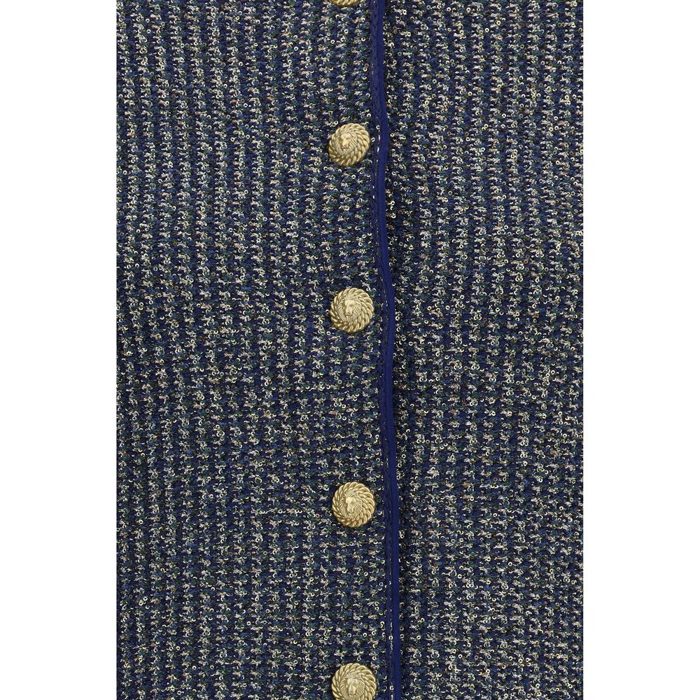 Balmain Blue Cardigan