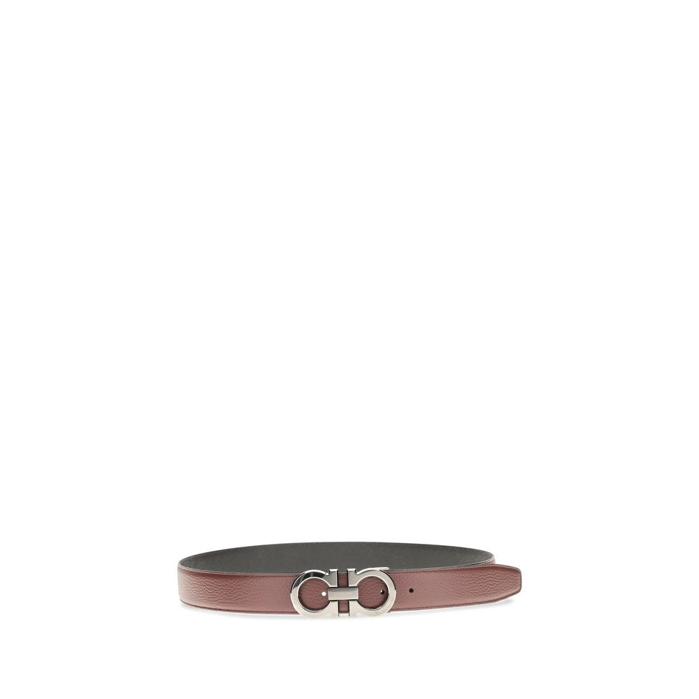 Ferragamo Brown Calf Leather Belt