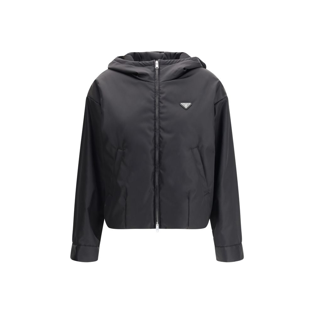 Prada Black Recycled Shell Jacket