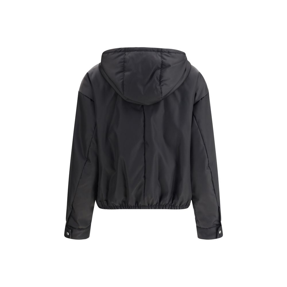 Prada Black Recycled Shell Jacket