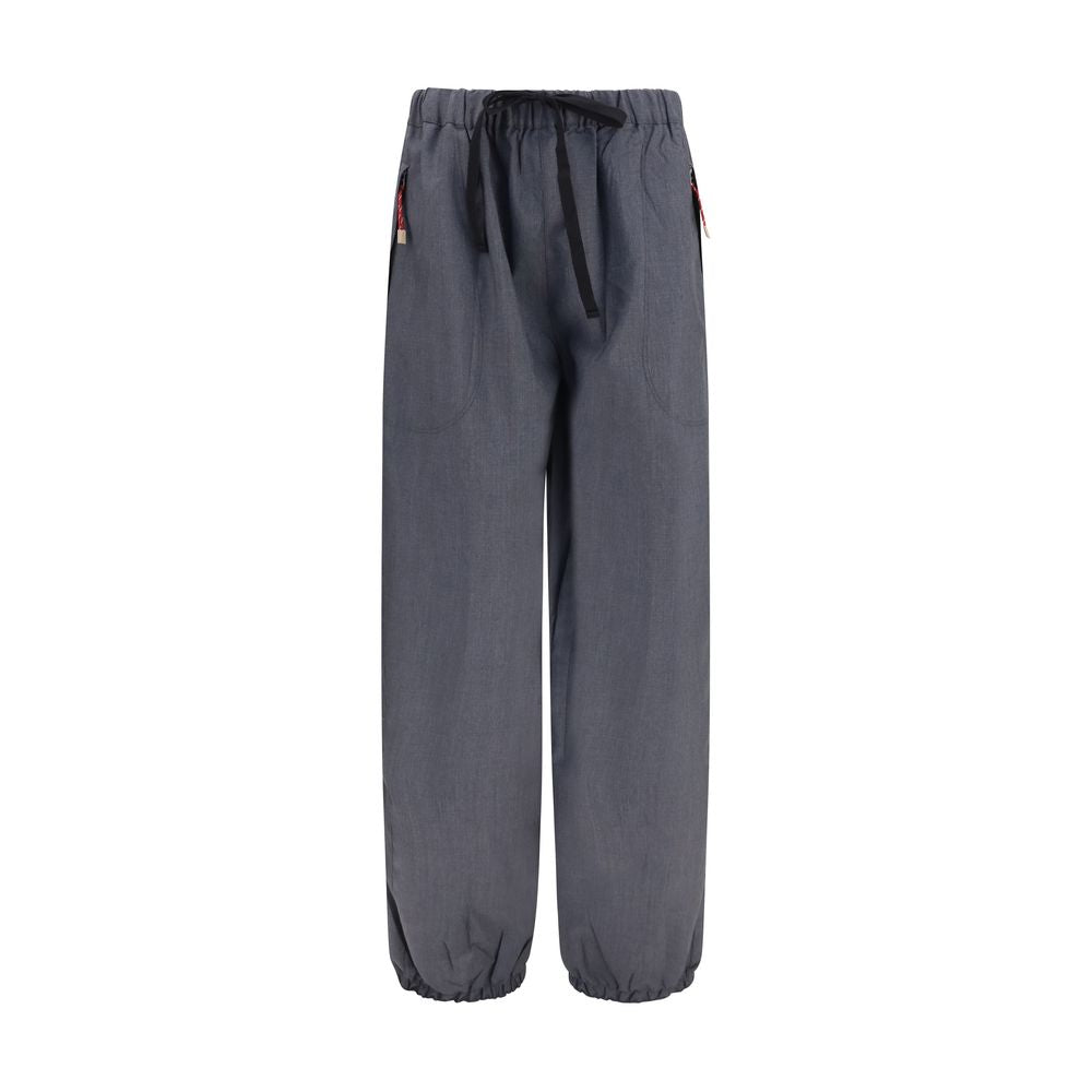 Prada Gray Wool Casual Pants