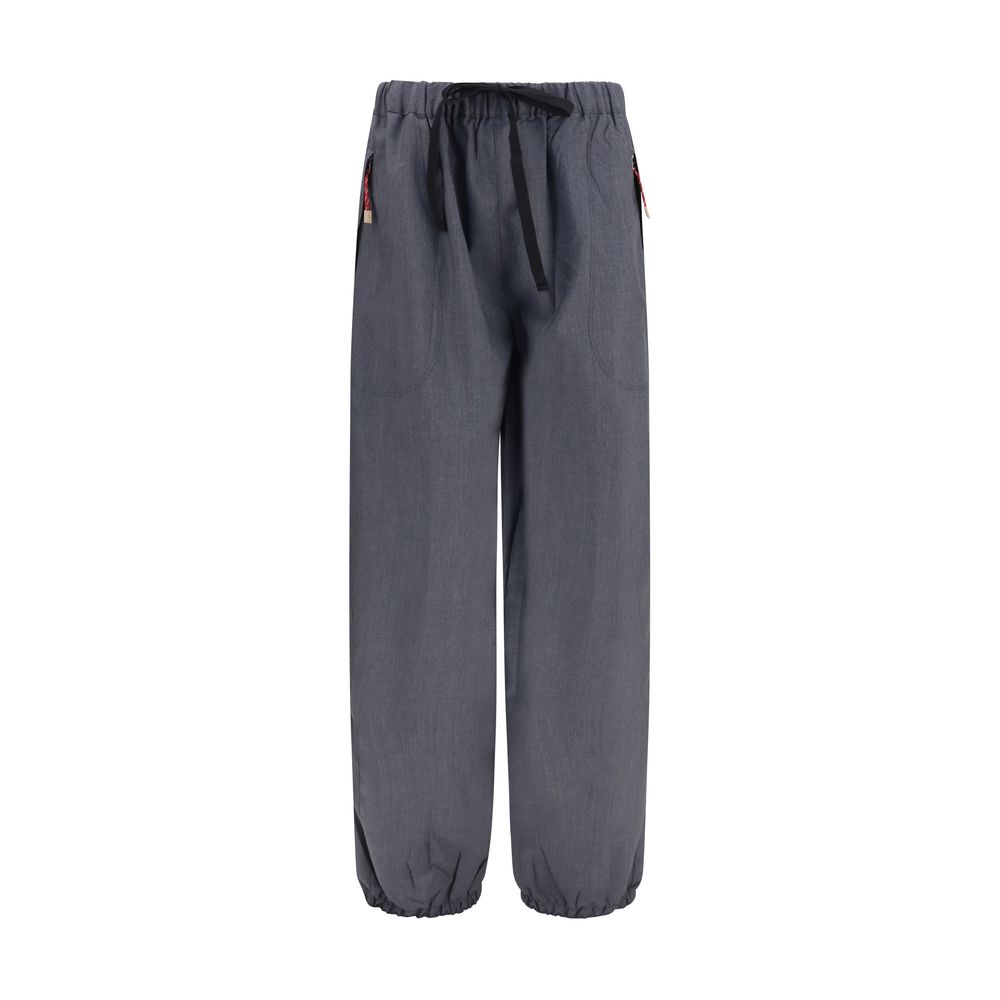 Prada Gray Wool Casual Pants