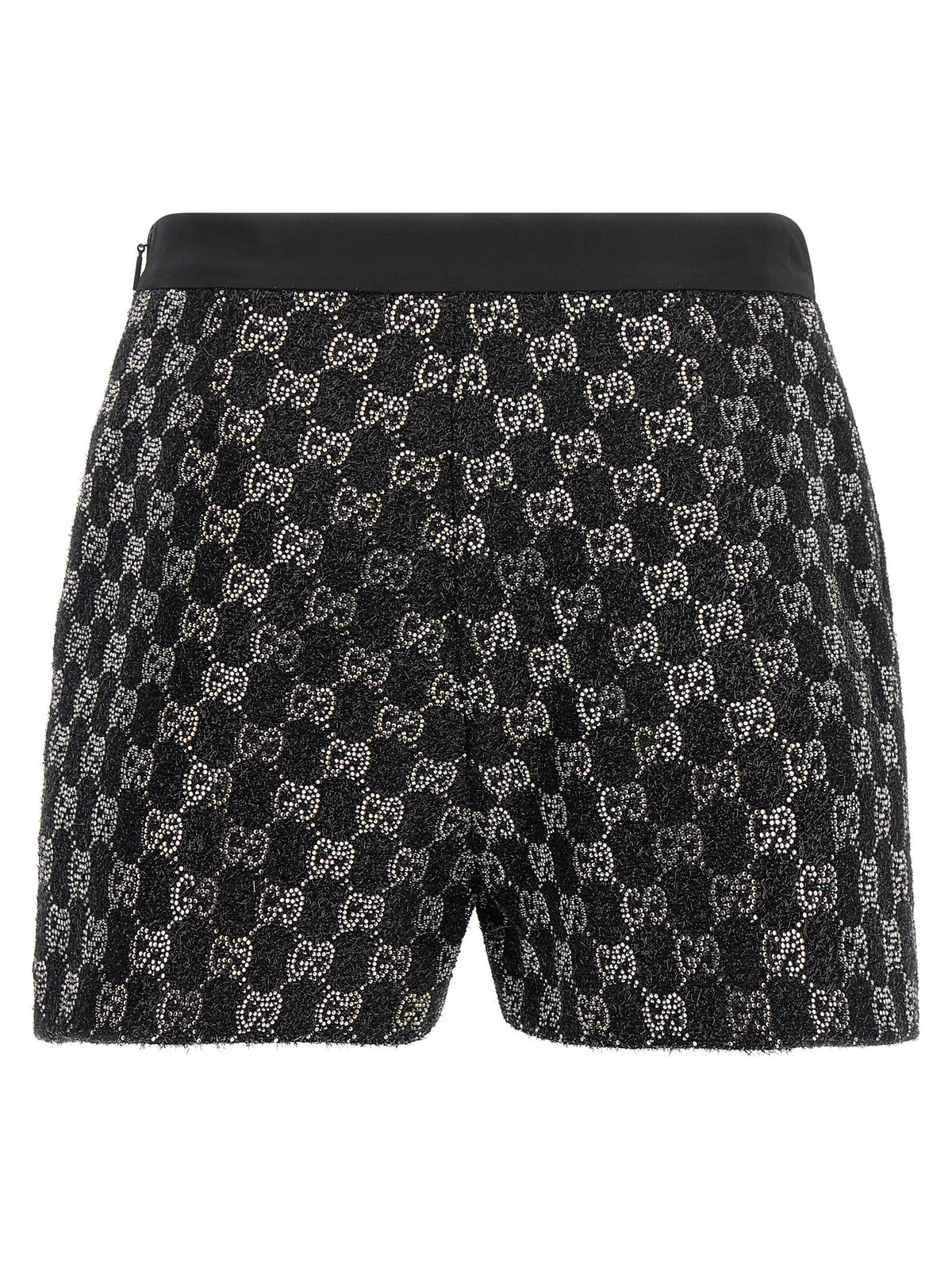 Gucci Black Viscose Bermuda Shorts