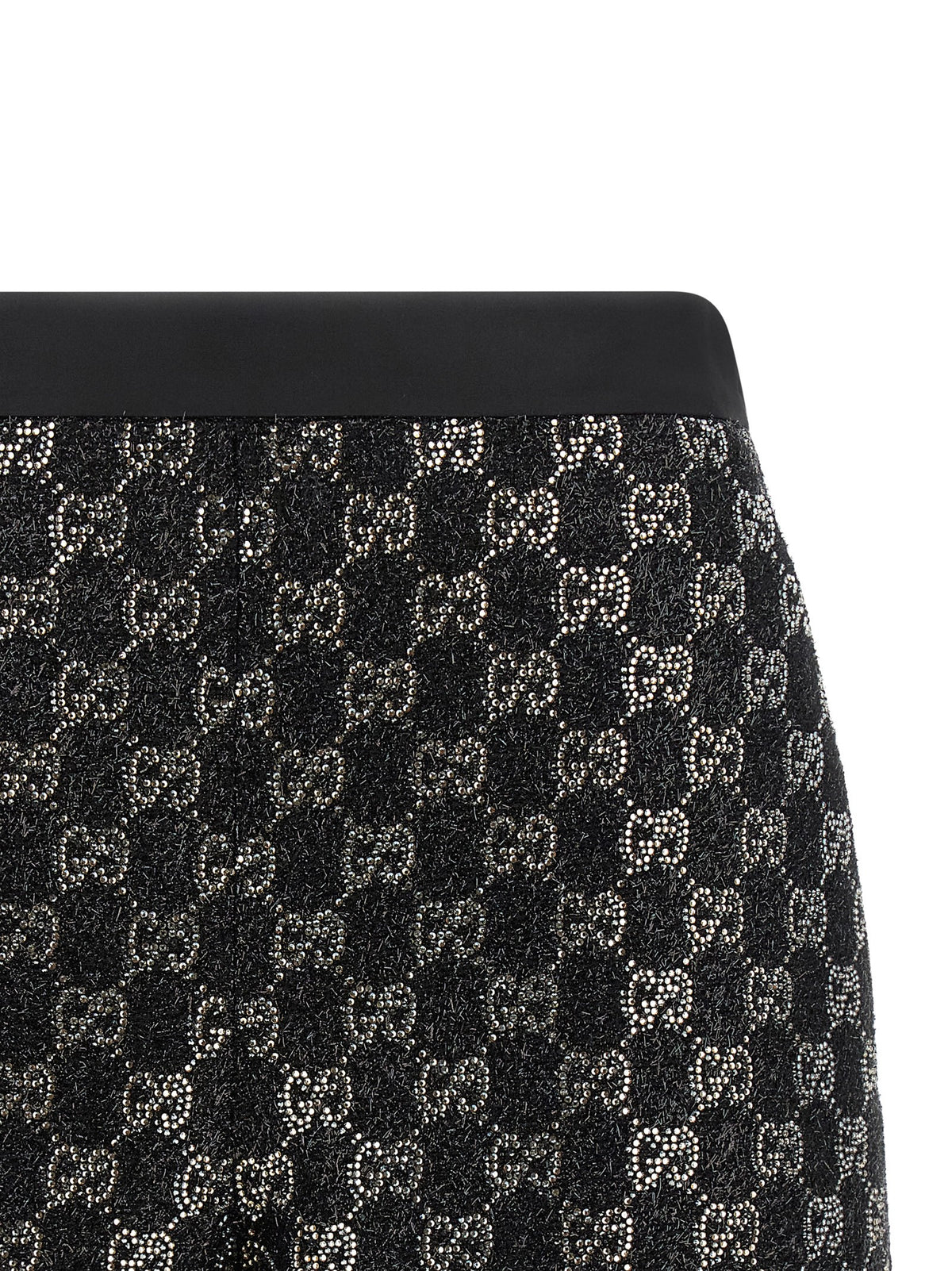 Gucci Black Viscose Bermuda Shorts