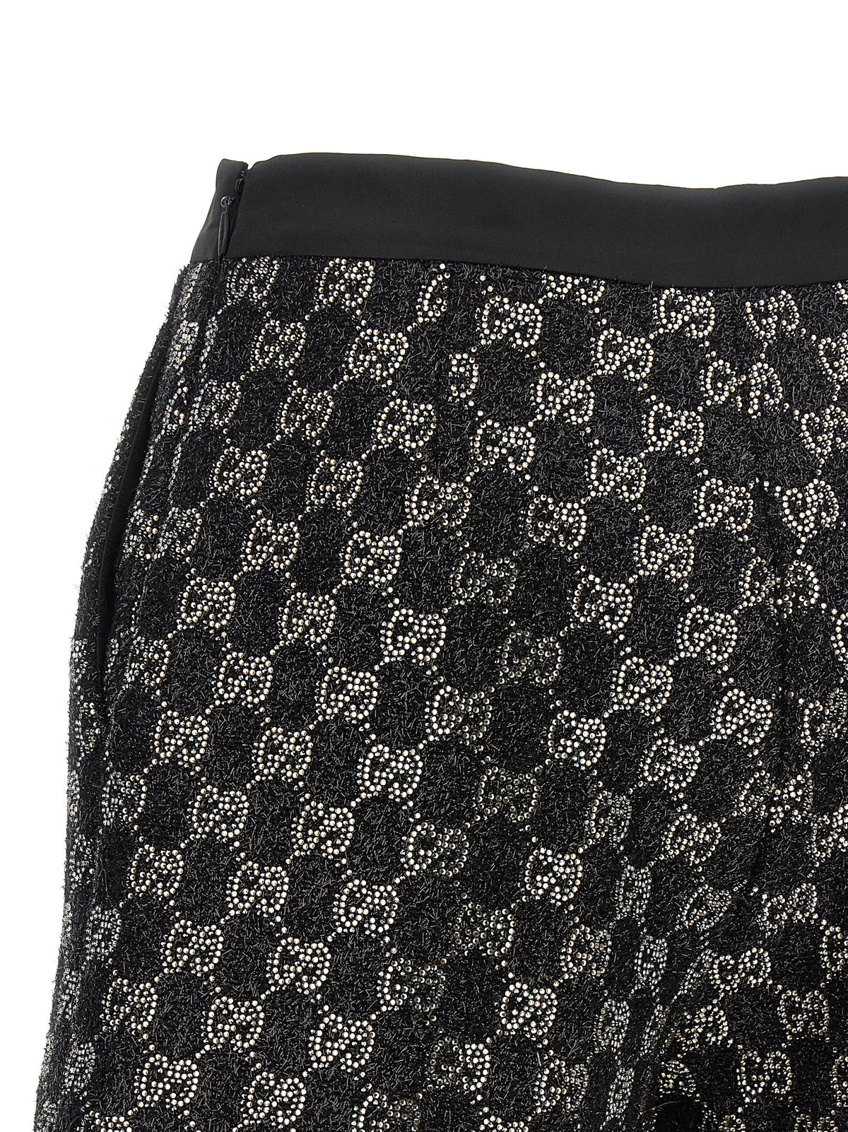 Gucci Black Viscose Bermuda Shorts