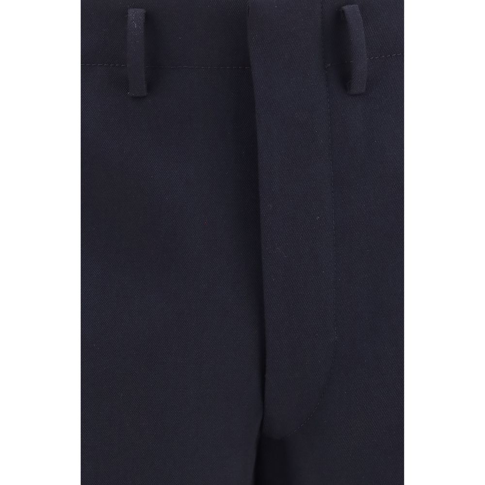 Prada Blue Wool Dress Pants