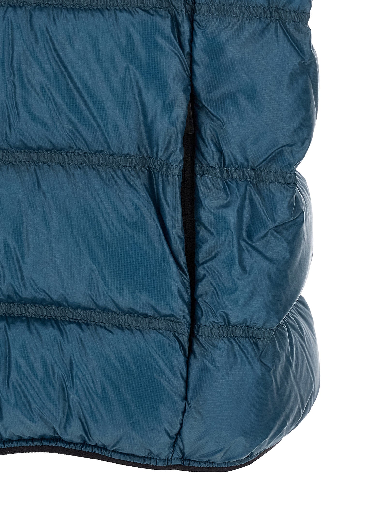 Moncler Blue Full-Length Jacket
