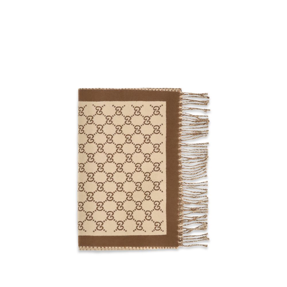Gucci Beige Wool Scarf